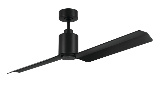 SLK56FB2 - Sleek 56" 2 Blade Indoor Outdoor Ceiling Fan - Flat Black