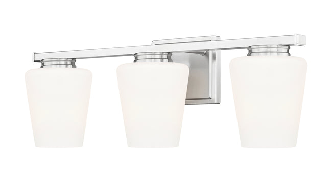 7703-3V-BN - Nextra 3 Light 24" Vanity - Brushed Nickel