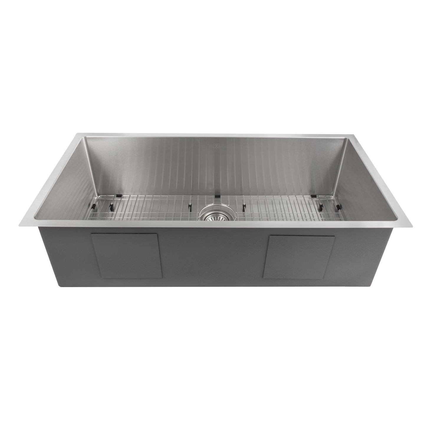 SRS-33 - 33" Meribel Undermount Single Bowl Stainless Steel Kitchen Sink with Bottom Grid
