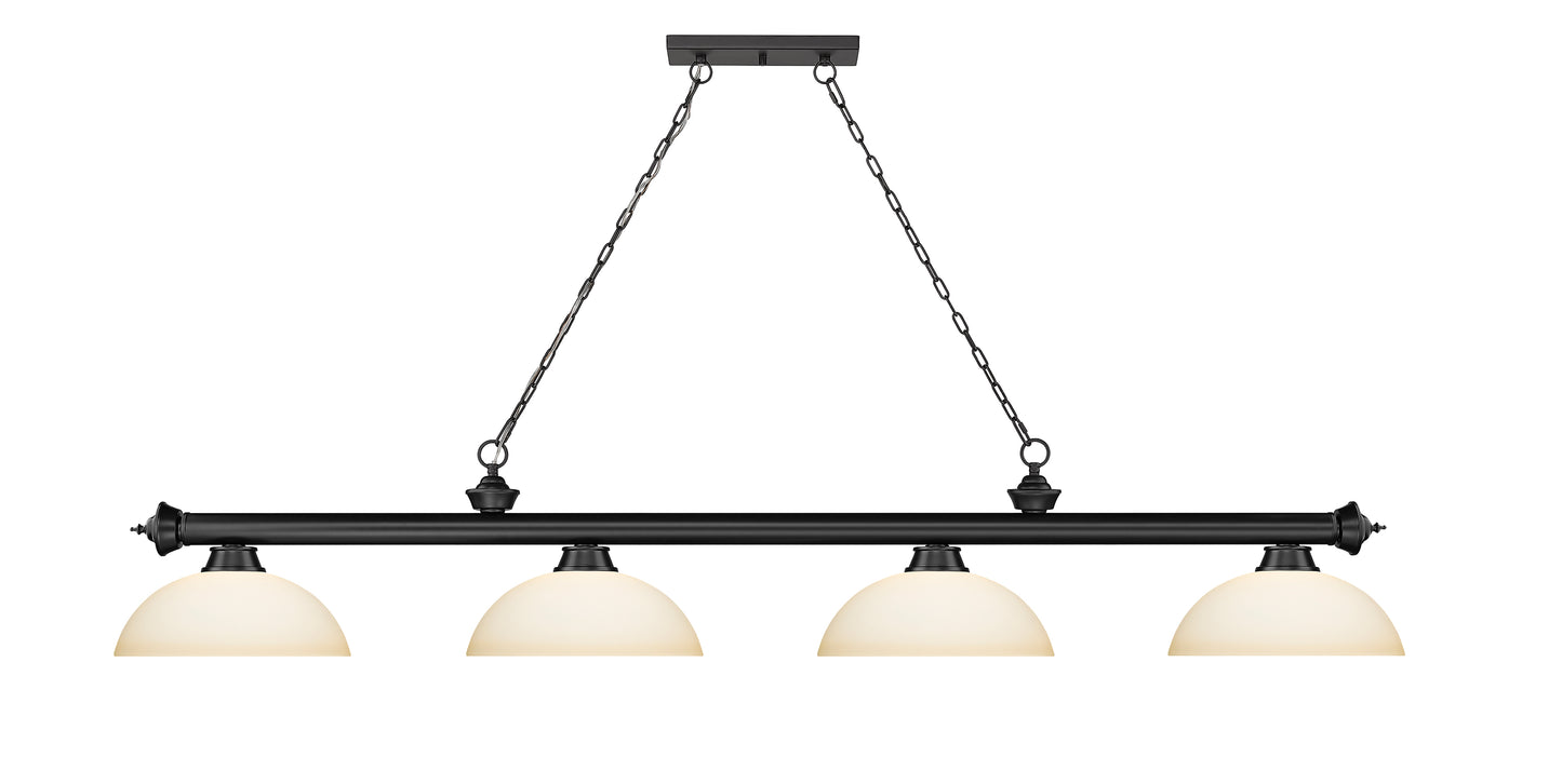 2306-4MB-DMO14 - Cordon 4 Light 81" Billiard - Matte Black
