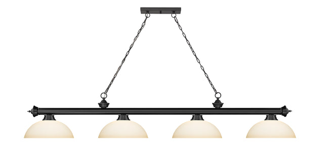 2306-4MB-DMO14 - Cordon 4 Light 81" Billiard - Matte Black