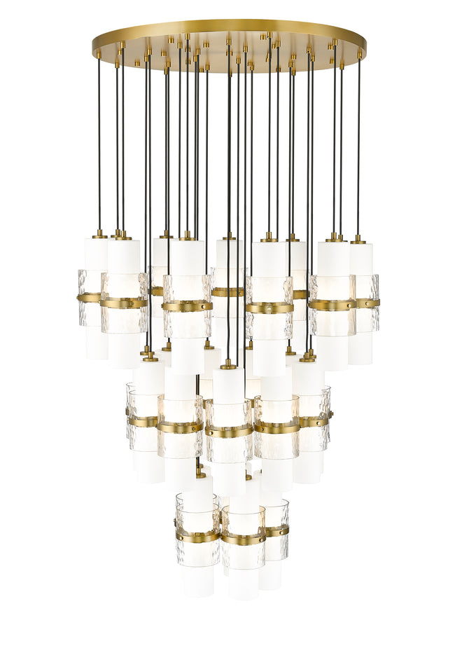 1946P-27R-MGLD - Cayden 27 Light 36" Chandelier - Modern Gold