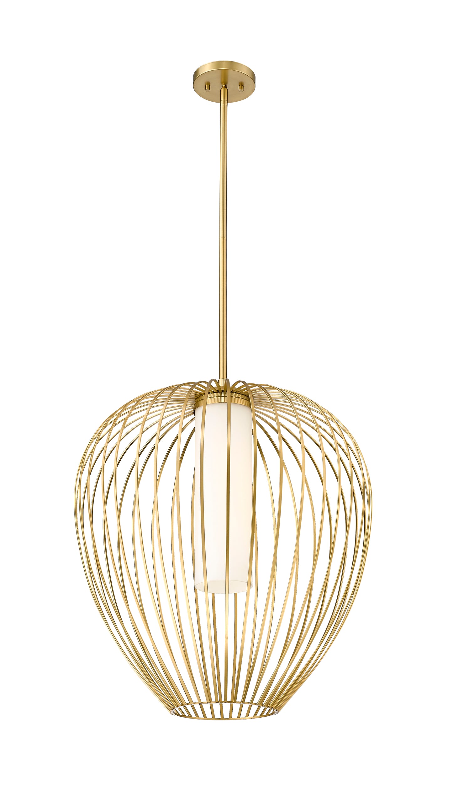 7507-22MGLD - Savanti 1 Light 22" Pendant - Modern Gold