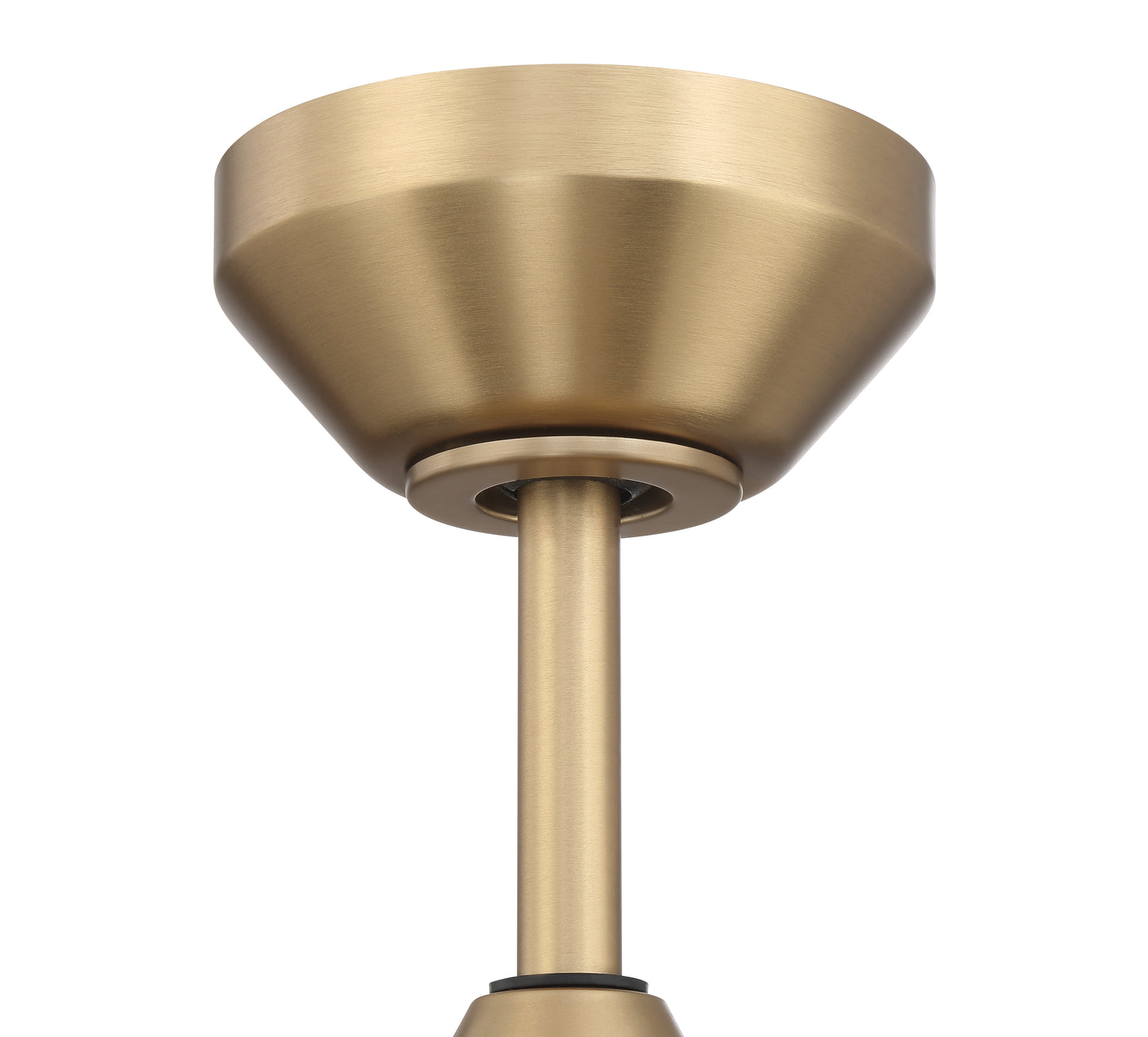 DMK52SB5-NWF - Dominick 52" Indoor Ceiling Fan with no Wifi 52" 5 Blade Ceiling Fan with Light Kit - Satin Brass