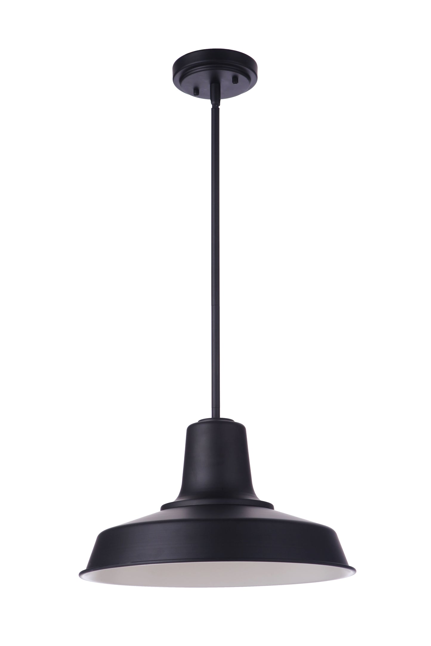 ZA5701-MN - Briscoe 1 Light 15" Wide Outdoor Pendant - Midnight