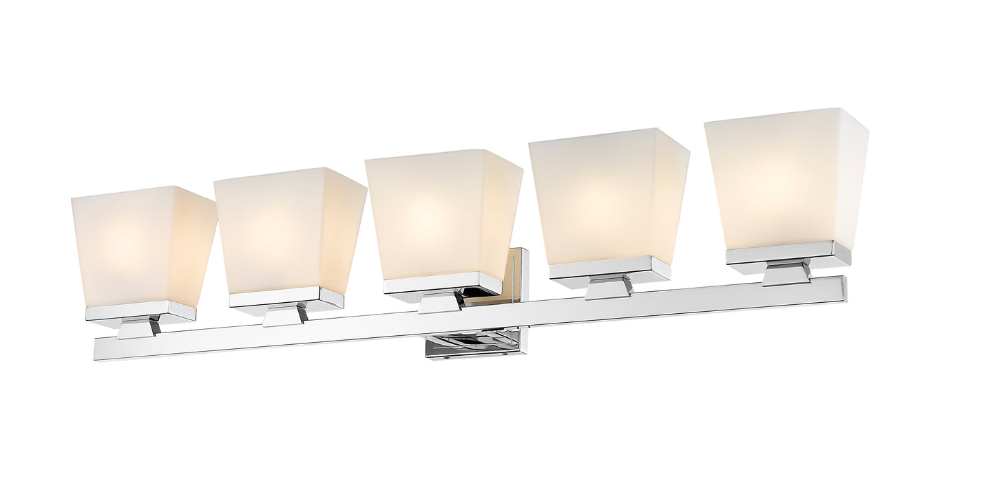 1937-5V-CH - Astor 5 Light 36" Vanity - Chrome