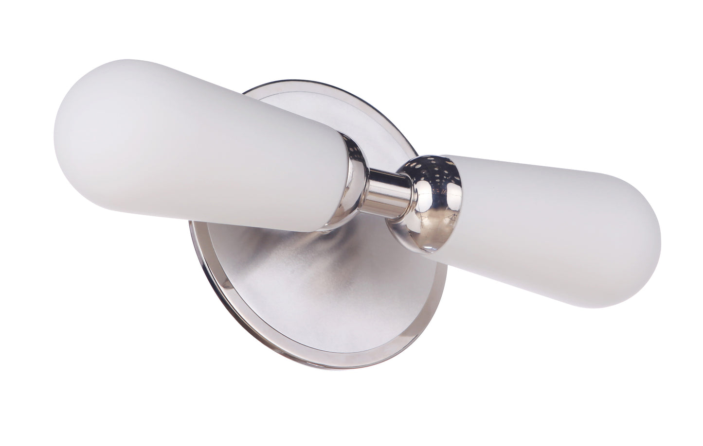 13116BNKPLN2 - Riggs 2 Light 16" Wide Vanity Light - Brushed Polished Nickel / Polished Nickel