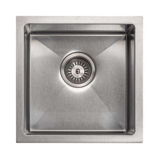 SUS-15S - 15" Boreal Undermount Single Bowl Satin Stainless Steel Bar Kitchen Sink