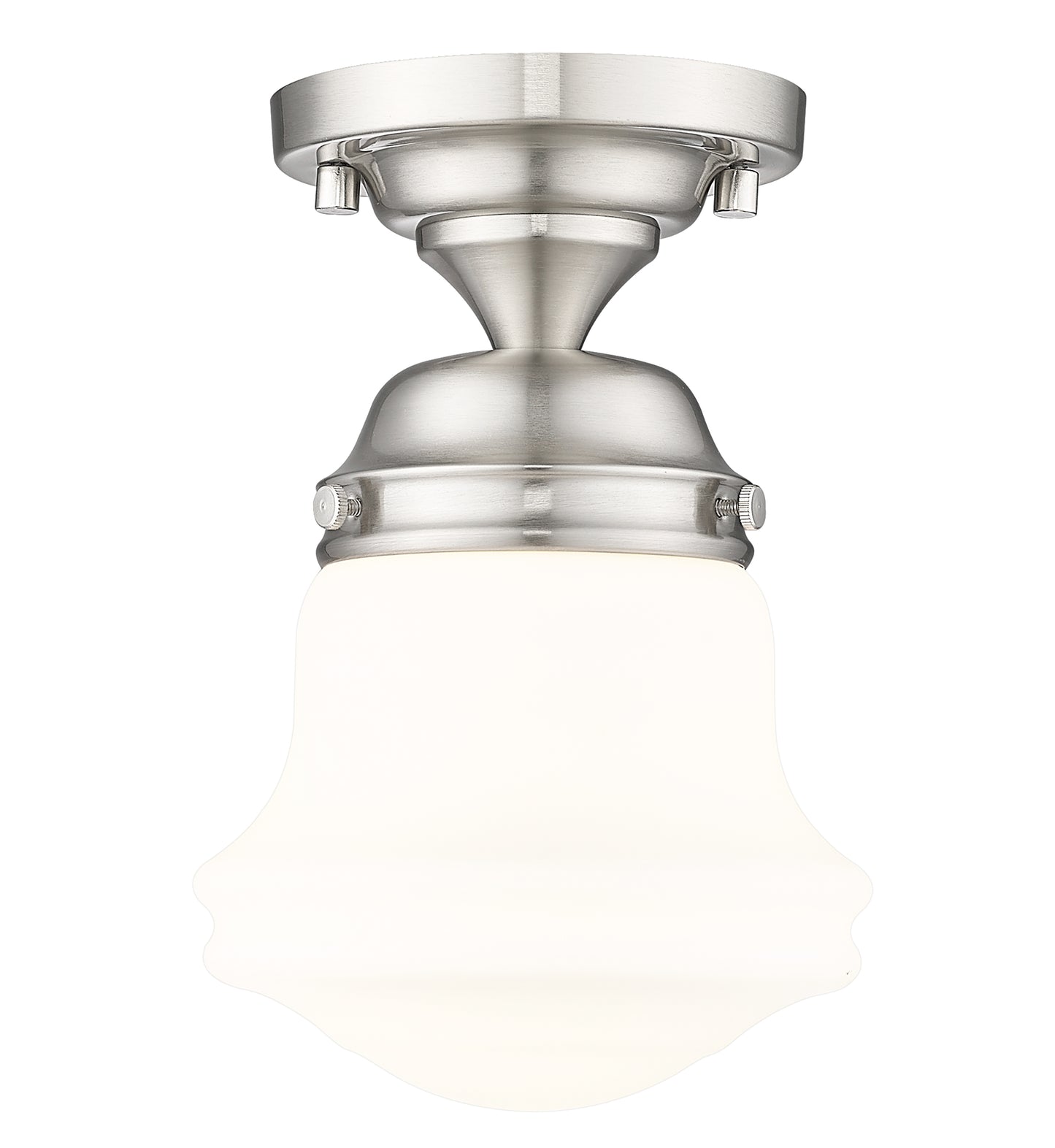 735F1-BN - Vaughn 1 Light Flush 6" Mount - Brushed Nickel