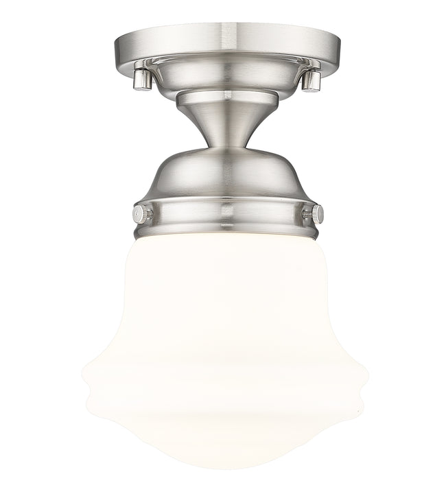735F1-BN - Vaughn 1 Light Flush 6" Mount - Brushed Nickel