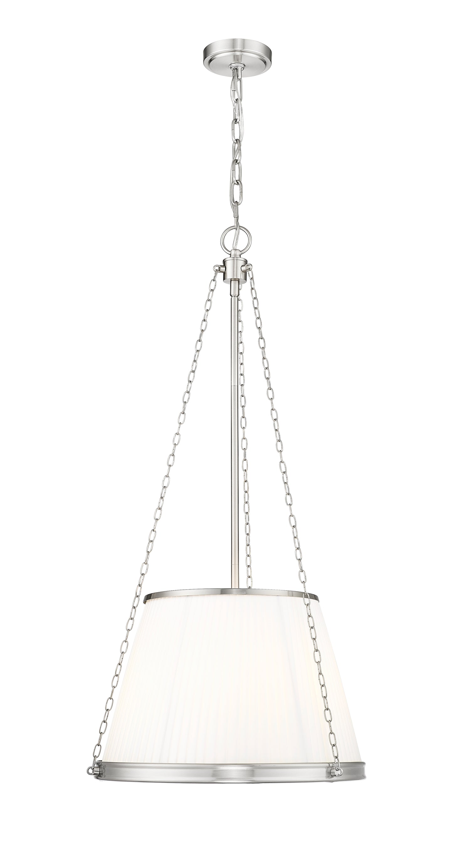 1954P18-BN - Madeline 5 Light 18" Pendant - Brushed Nickel