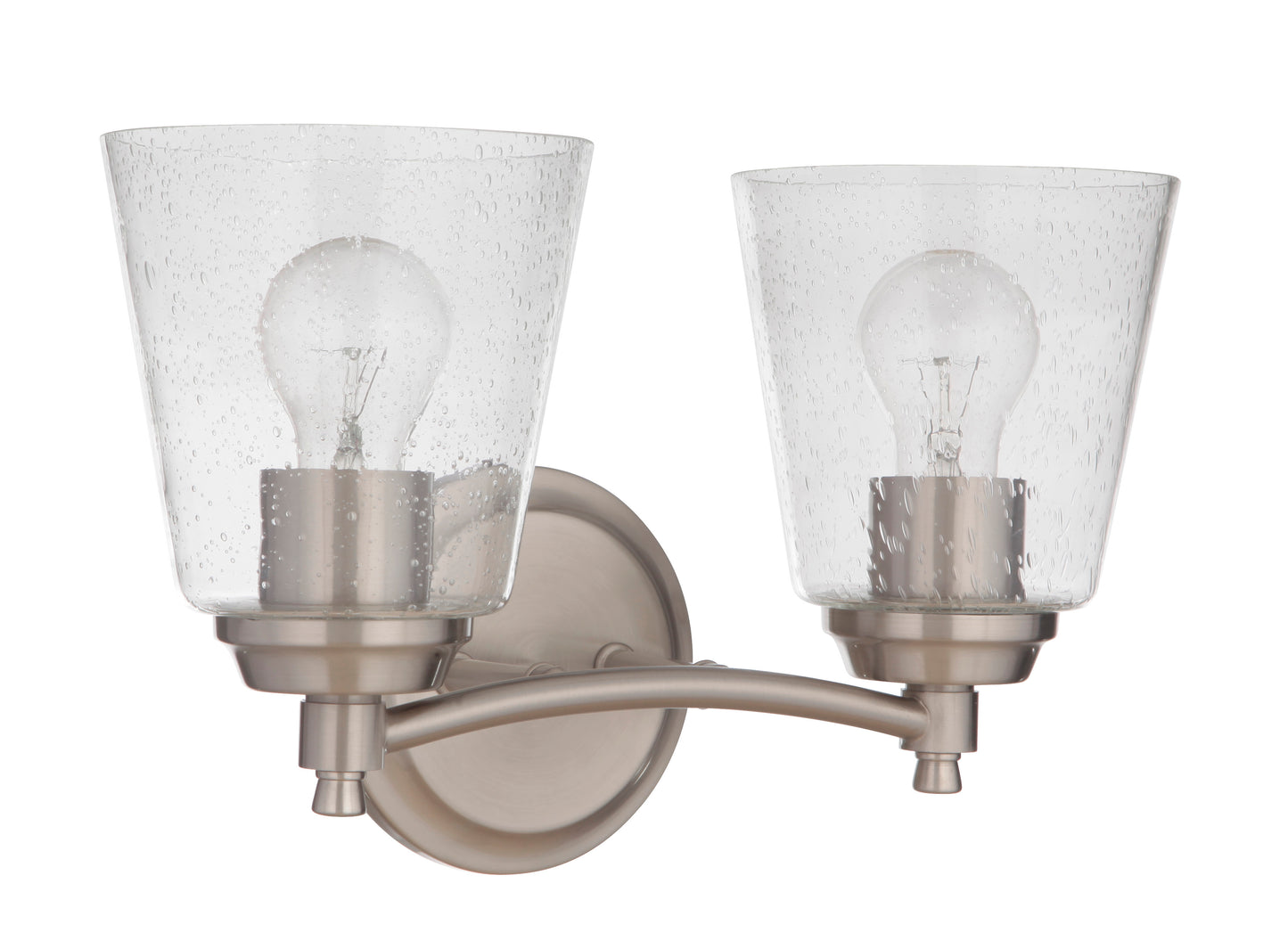 50202-BNK - Tyler 2 Light 14" Wide Vanity Light - Brushed Nickel