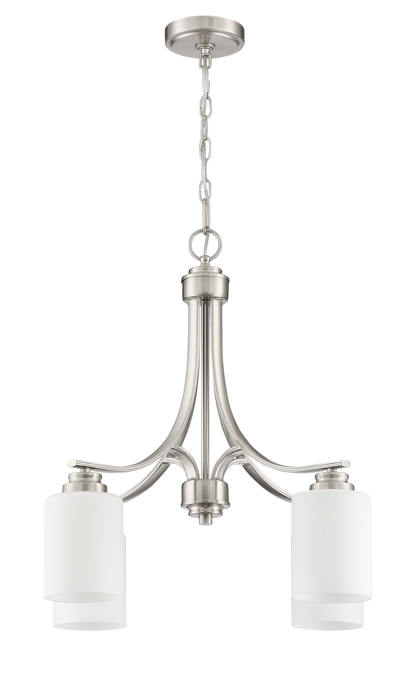 50524-BNK-WG - Bolden 4 Light 23" Wide Chandelier - Brushed Nickel