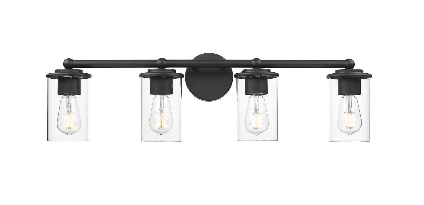 742-4V-MB - Thayer 4 Light 31" Vanity - Matte Black