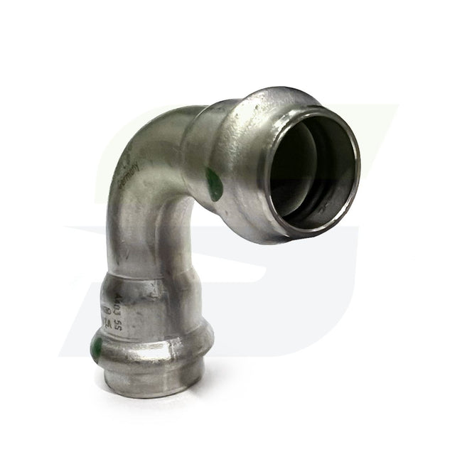 80400 - 1/2" ProPress Stainless Steel 90 Degree Elbow w/ EPDM Seal