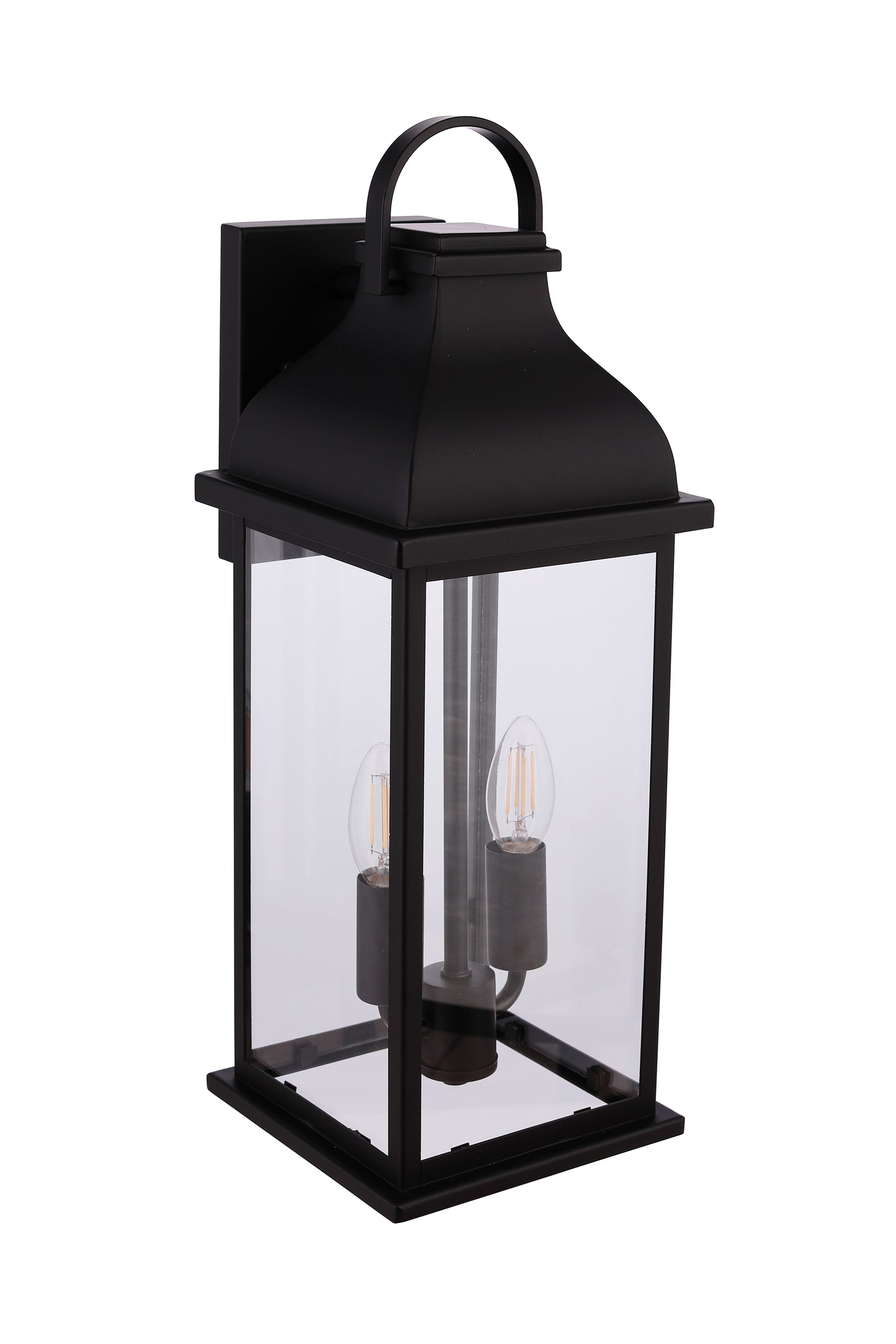 ZA7214-MN - Bent Tree 2 Light 19" High Outdoor Wall Lantern - Midnight