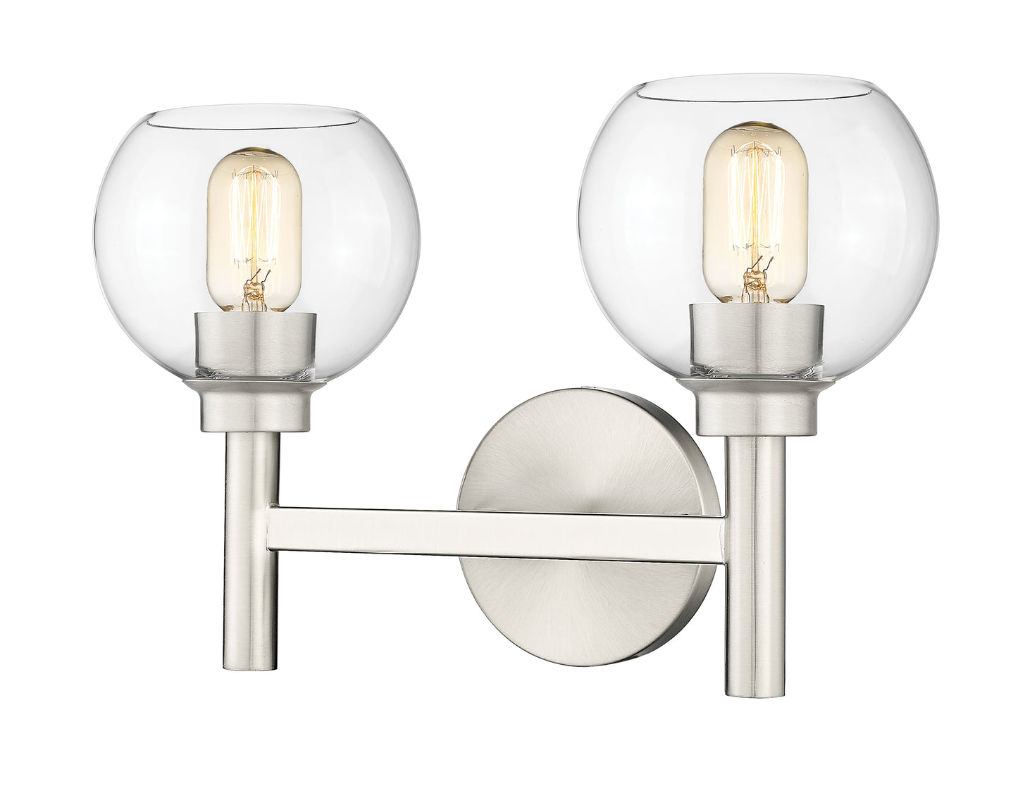7502-2V-BN - Sutton 2 Light 16" Vanity - Brushed Nickel