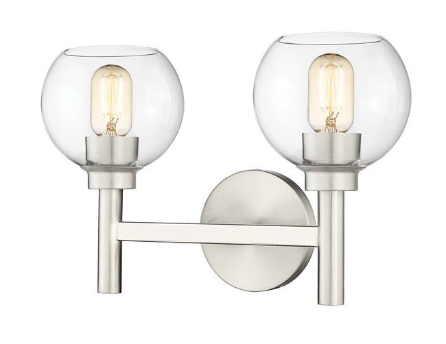 7502-2V-BN - Sutton 2 Light 16" Vanity - Brushed Nickel