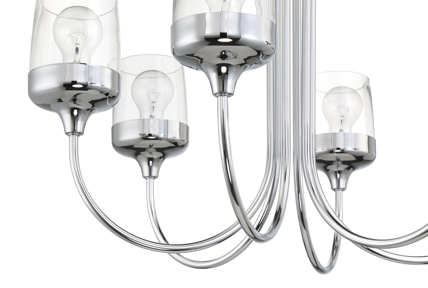 58126-CH - Wrenn 6 Light 26" Wide Chandelier - Chrome