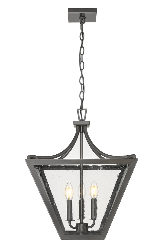1961-3C-IO - Montalcino 3 Light 16" Chandelier - Iron Ore