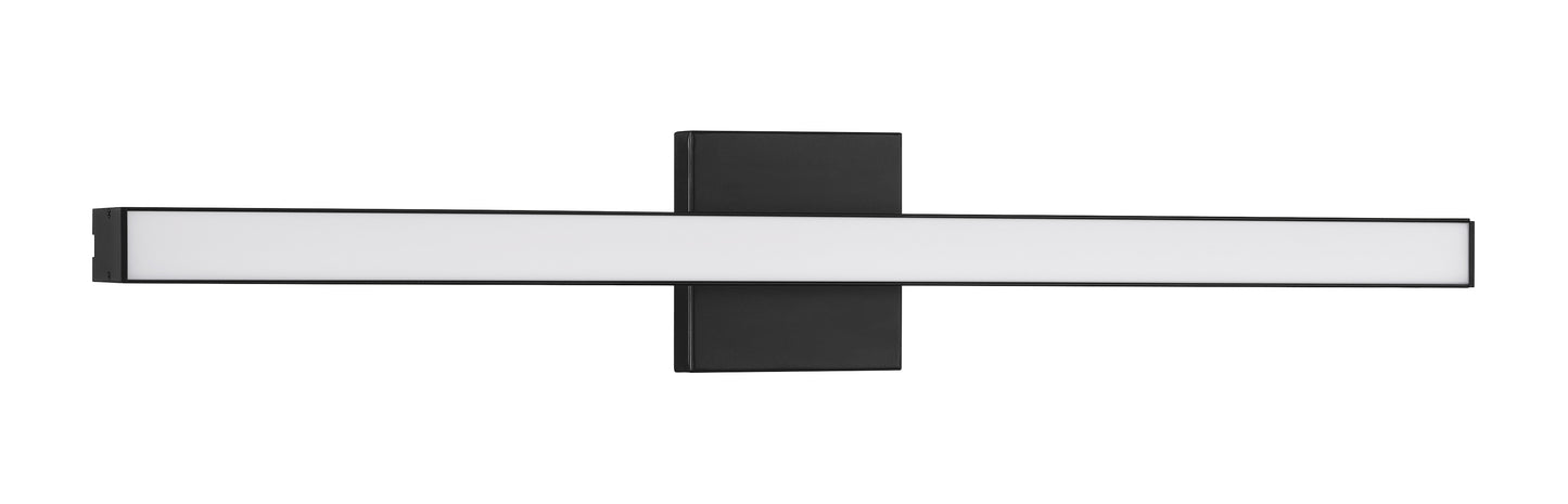 10130FB-LED - Trim 1 Light 30" Wide LED Vanity Light - Flat Black
