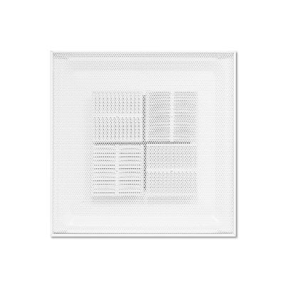 56490 - 14" x 14" Perforated Return Grille - 24" x 24" Lay-In
