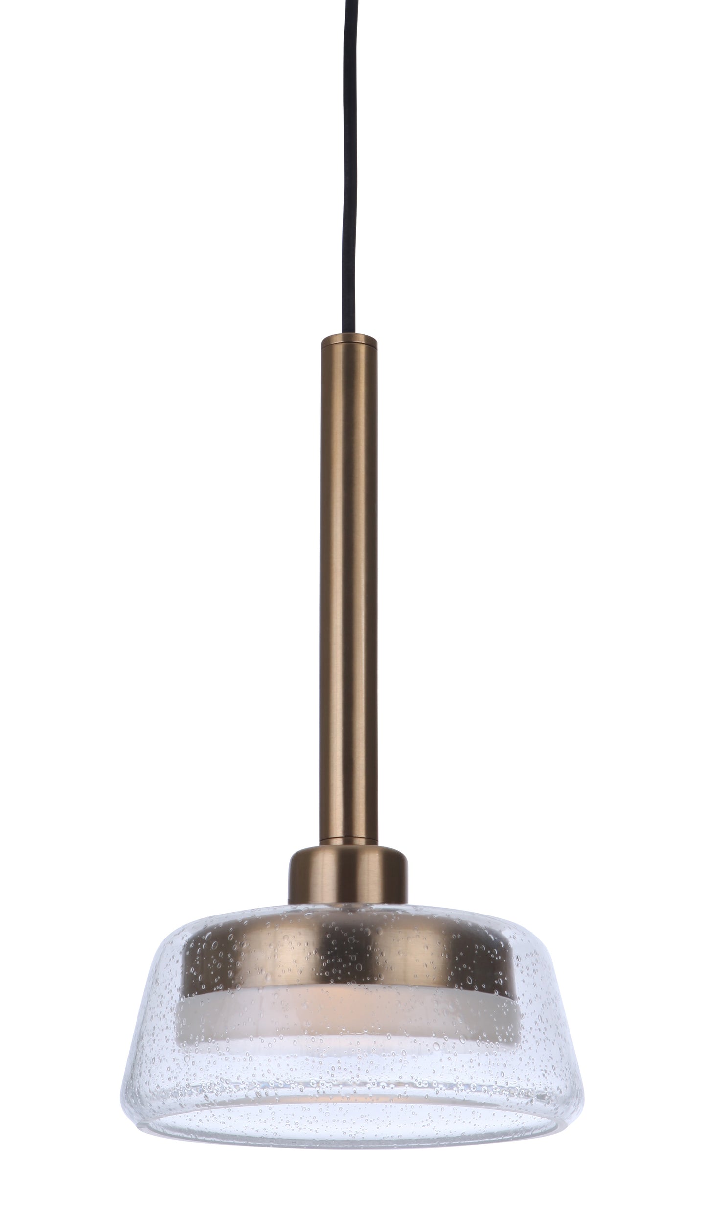 55190-SB-LED - Centric 1 Light 7.38" Wide Pendant - Satin Brass