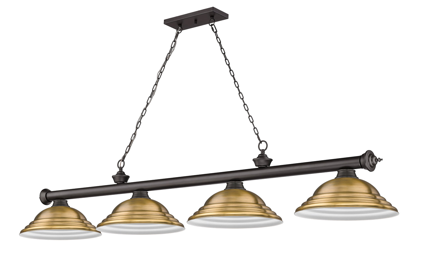 2306-4BRZ-SRB - Cordon 4 Light 82" Billiard - Bronze