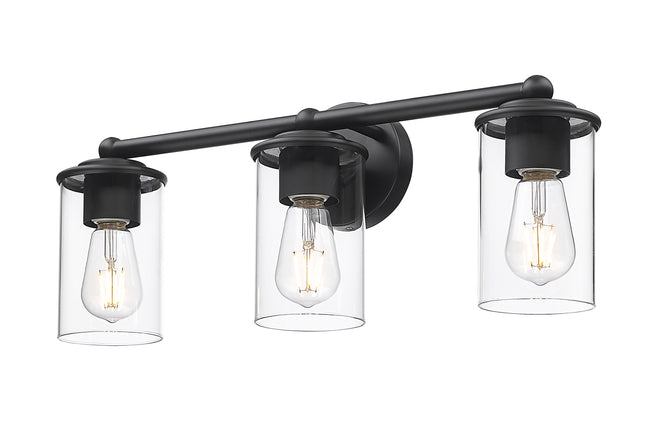 742-3V-MB - Thayer 3 Light 22" Vanity - Matte Black
