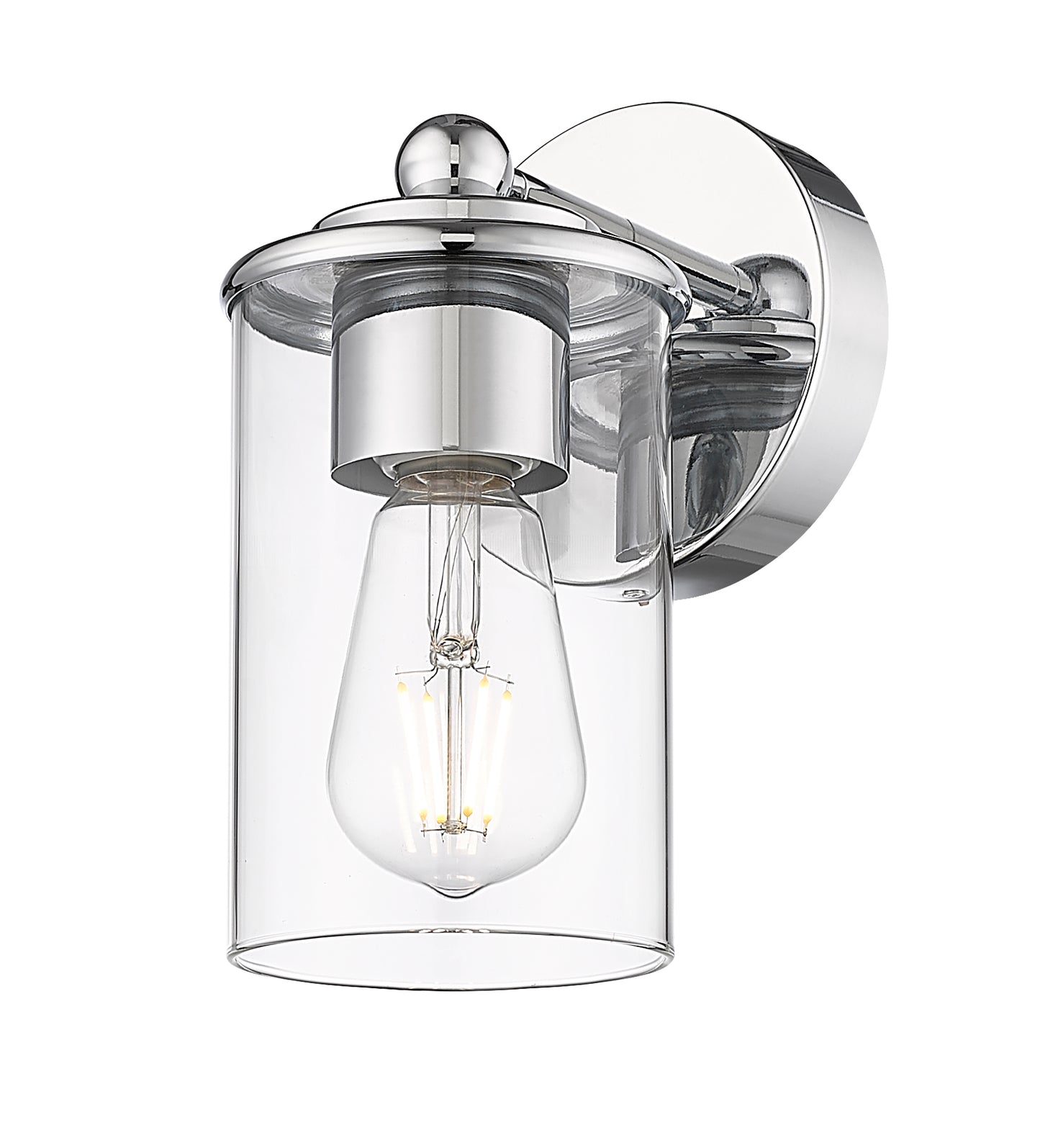 742-1S-CH - Thayer 1 Light Wall 9" Sconce - Chrome