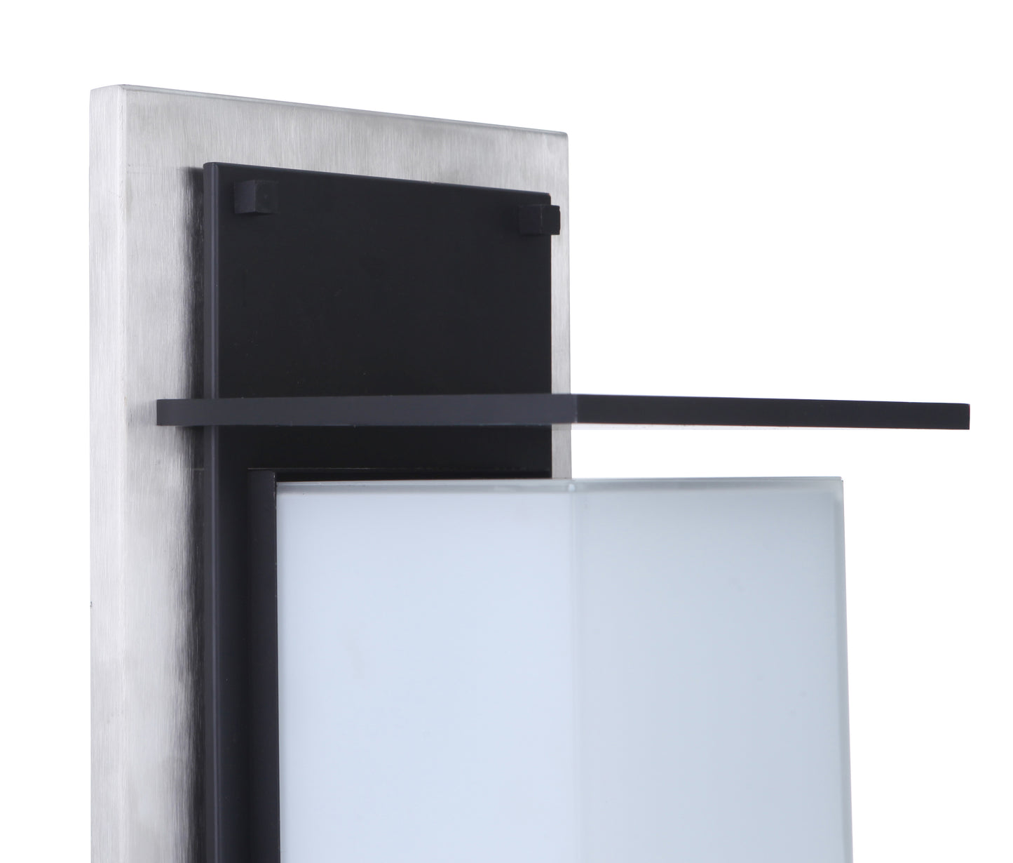 ZA2512-SSMN-LED - Heights 1 Light 20" High Outdoor Wall Lantern - Stainless Steel / Midnight