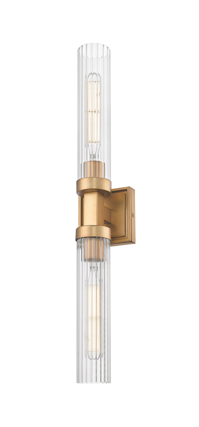 740-2W-RB - Beau 2 Light Wall 27" Sconce - Rubbed Brass