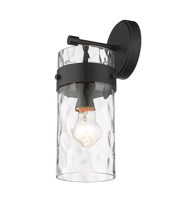 3035-1SS-MB - Fontaine 1 Light Wall 14" Sconce - Matte Black