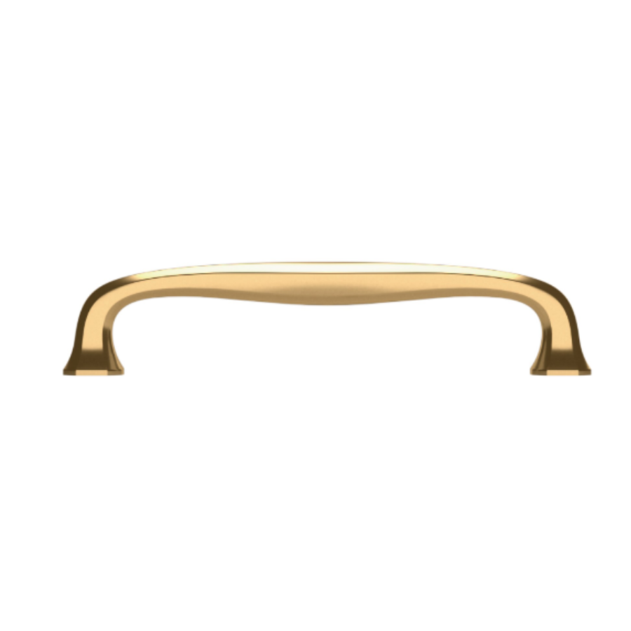 4395003 - 6" Centers - Severin Fayerman B Pull - Polished Brass