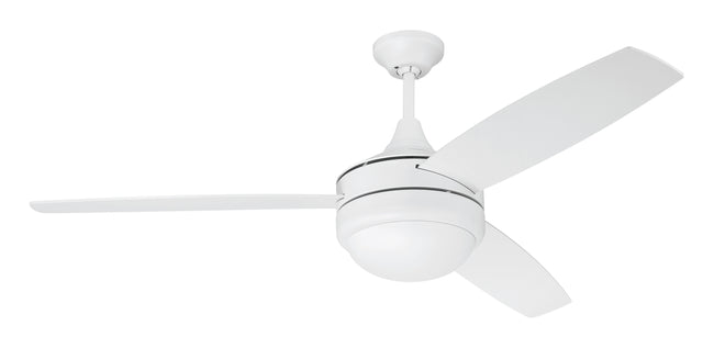 PHZ52W3 - Phaze II 3-Blade 52" 3 Blade Ceiling Fan with Light Kit - White