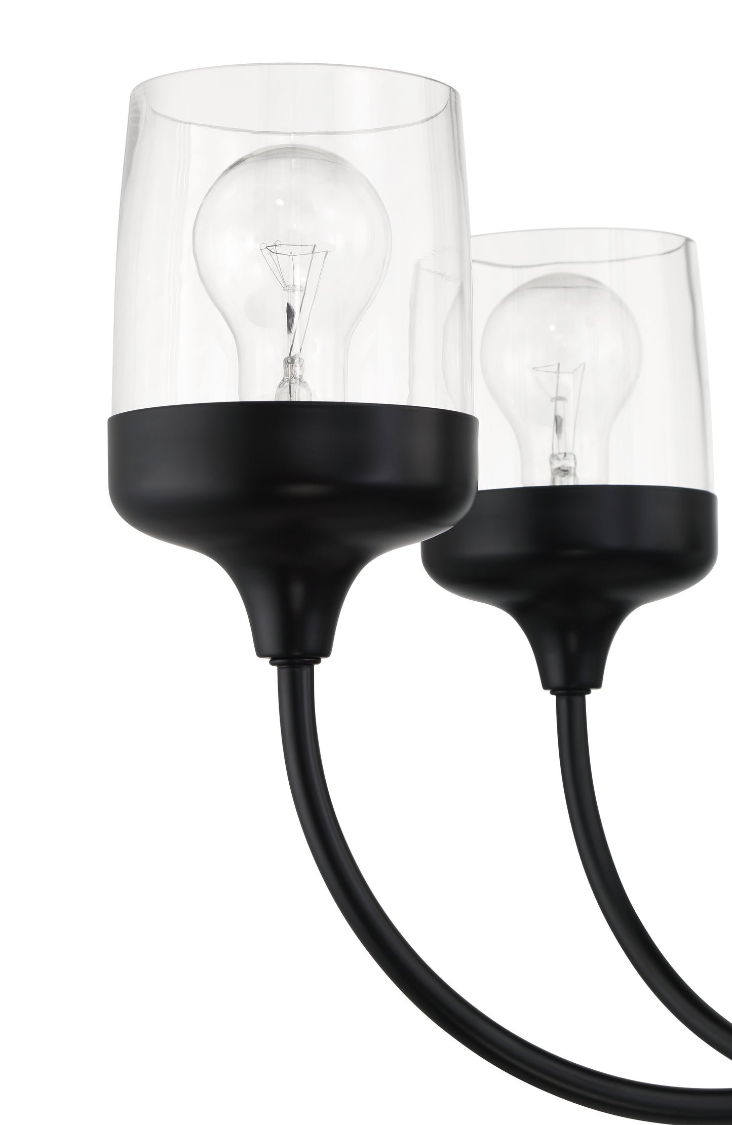 58126-FB - Wrenn 6 Light 26" Wide Chandelier - Flat Black