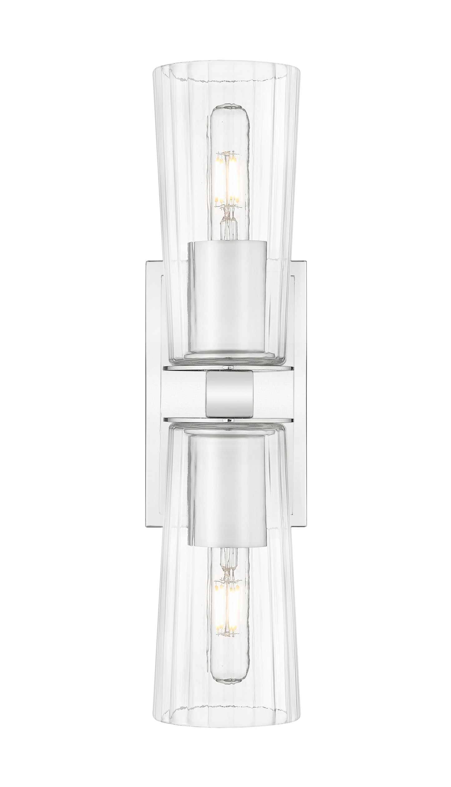 826-2S-CH - Titus 2 Light Wall 18" Sconce - Chrome