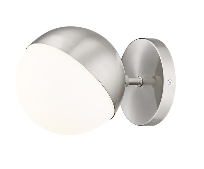 7517-1S-BN - Realm Sphere 1 Light Wall 6" Sconce - Brushed Nickel