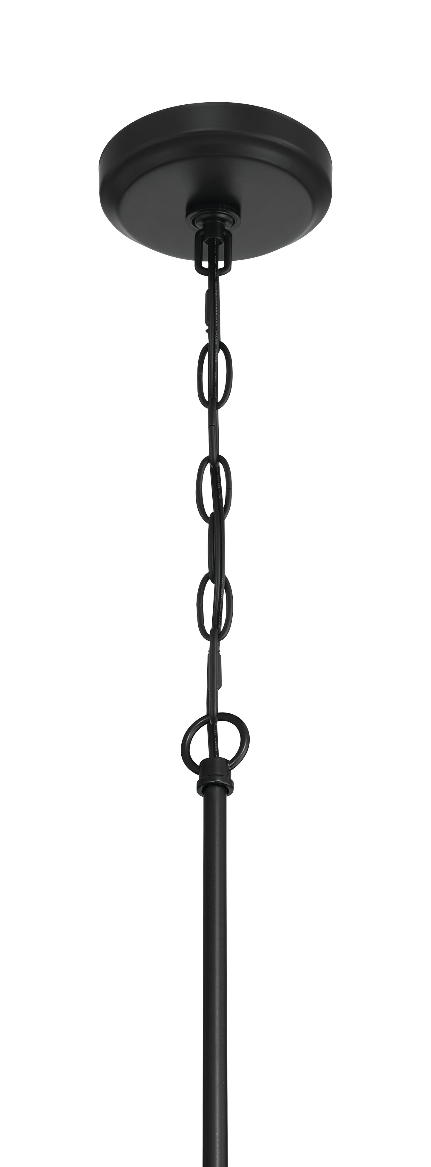 61291-FB - Reflection 1 Light 8" Wide Mini Pendant - Flat Black