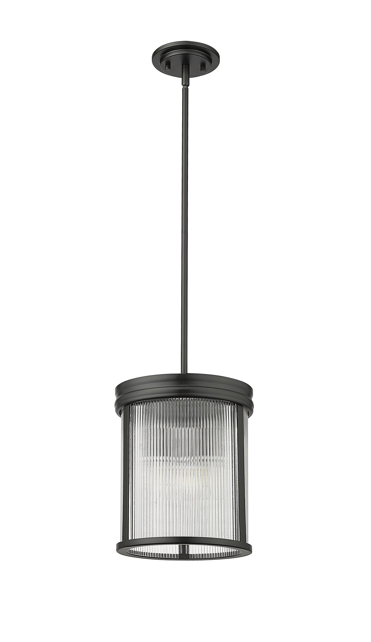 7504P10-MB - Carnaby 3 Light 10" Pendant - Matte Black