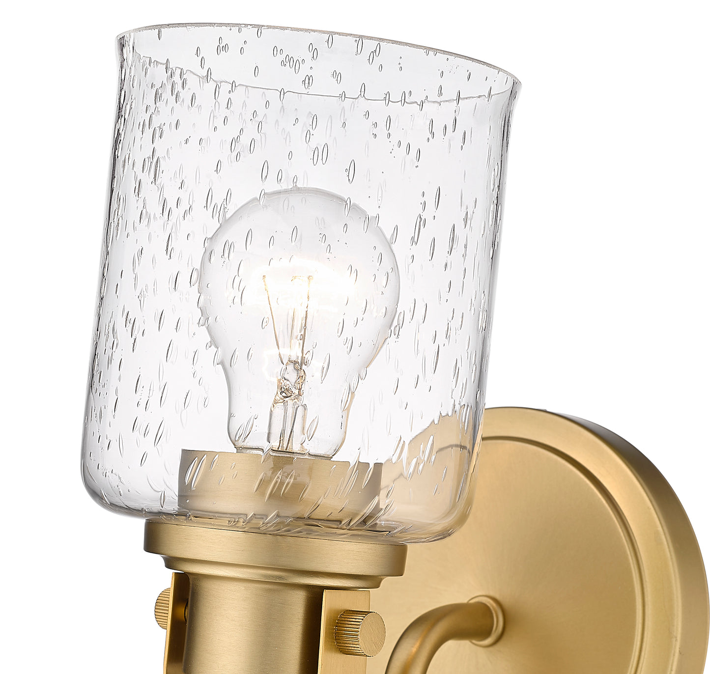 340-1S-HG - Kinsley 1 Light Wall 10" Sconce - Heirloom Gold
