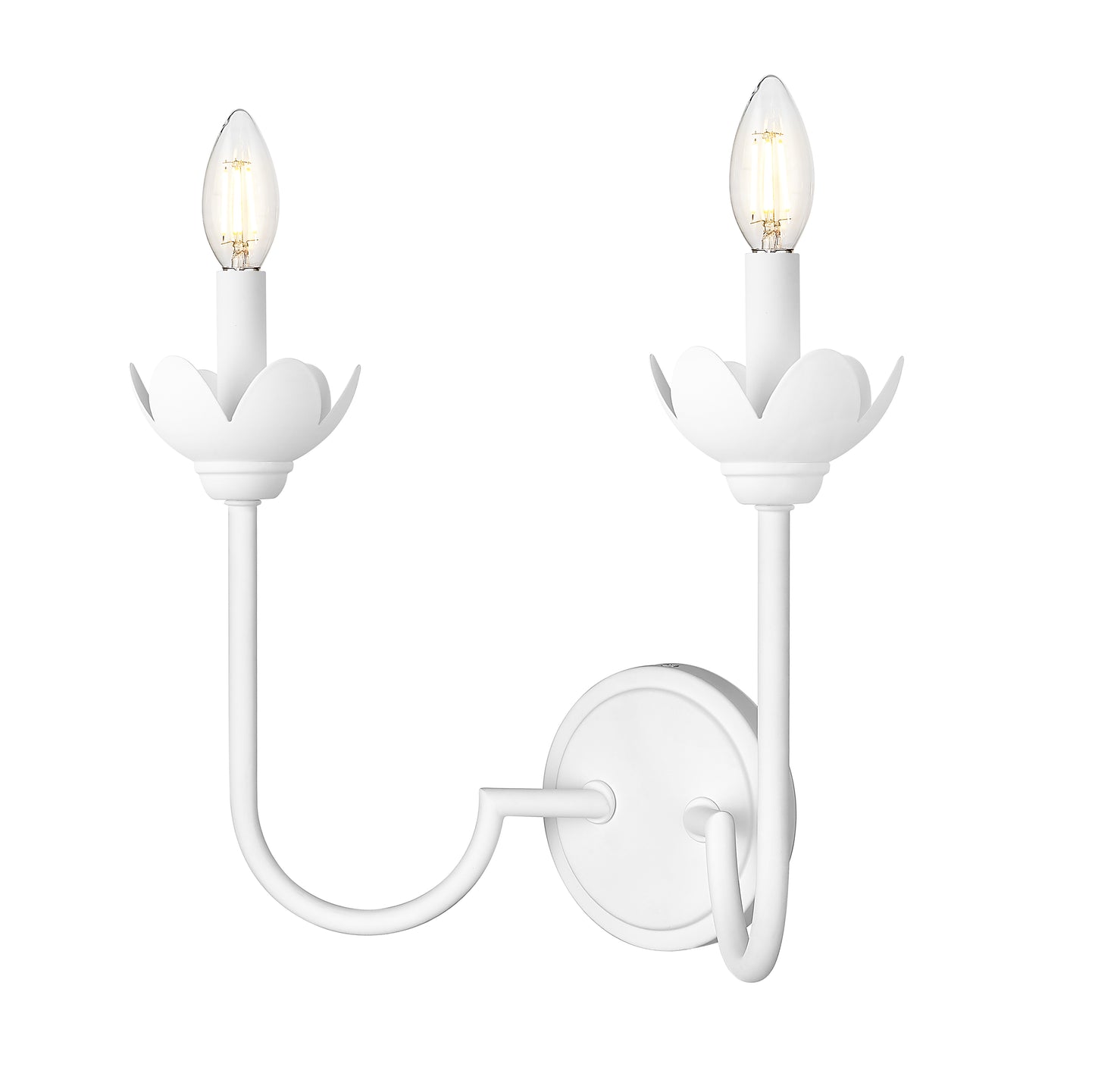 352-2S-TW - Allistair 2 Light Wall 12" Sconce - Tundra White