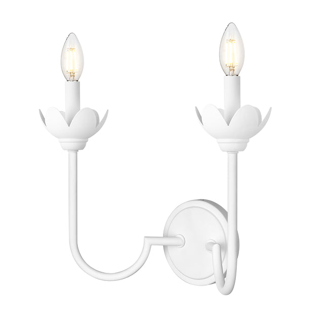 352-2S-TW - Allistair 2 Light Wall 12" Sconce - Tundra White