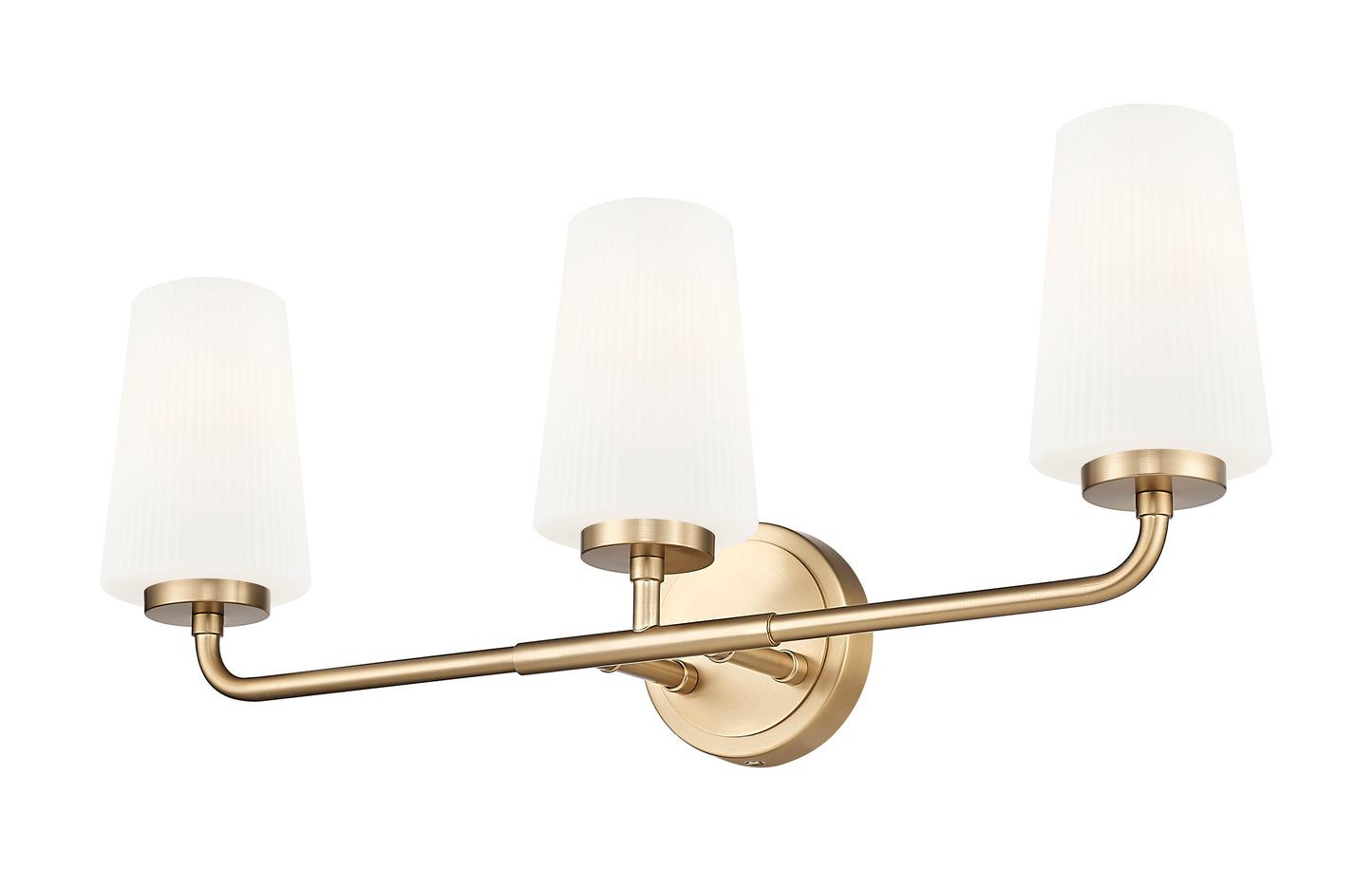 7005-3V-MGLD - Montford 3 Light 24" Vanity - Modern Gold