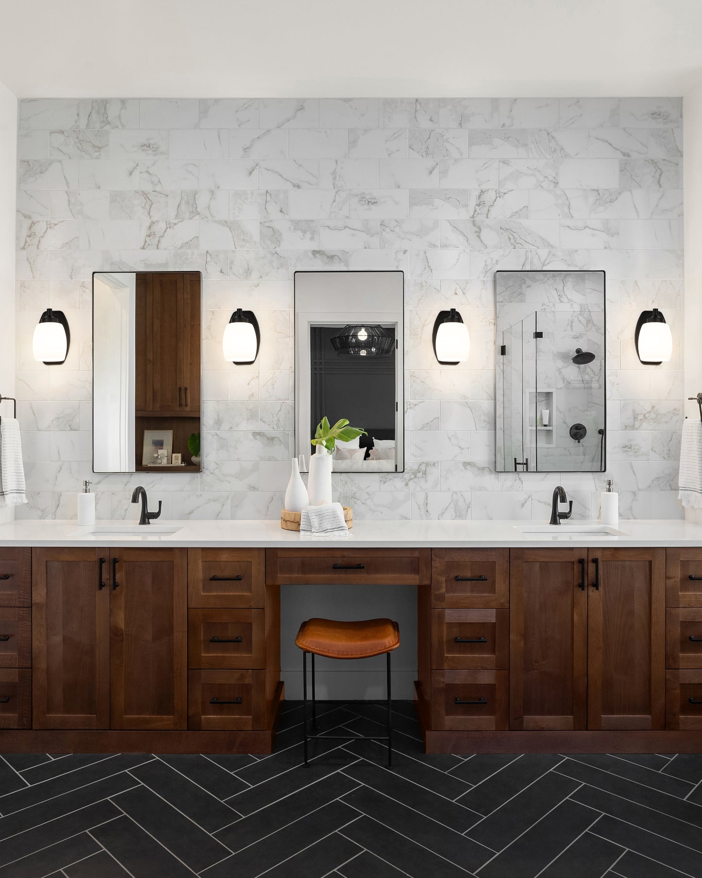 745-1S-MB - Kendrick 1 Light Wall 8" Sconce - Matte Black