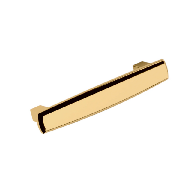 4362031 - 4" Centers - Severin Fayerman B Pull - Unlacquered Brass