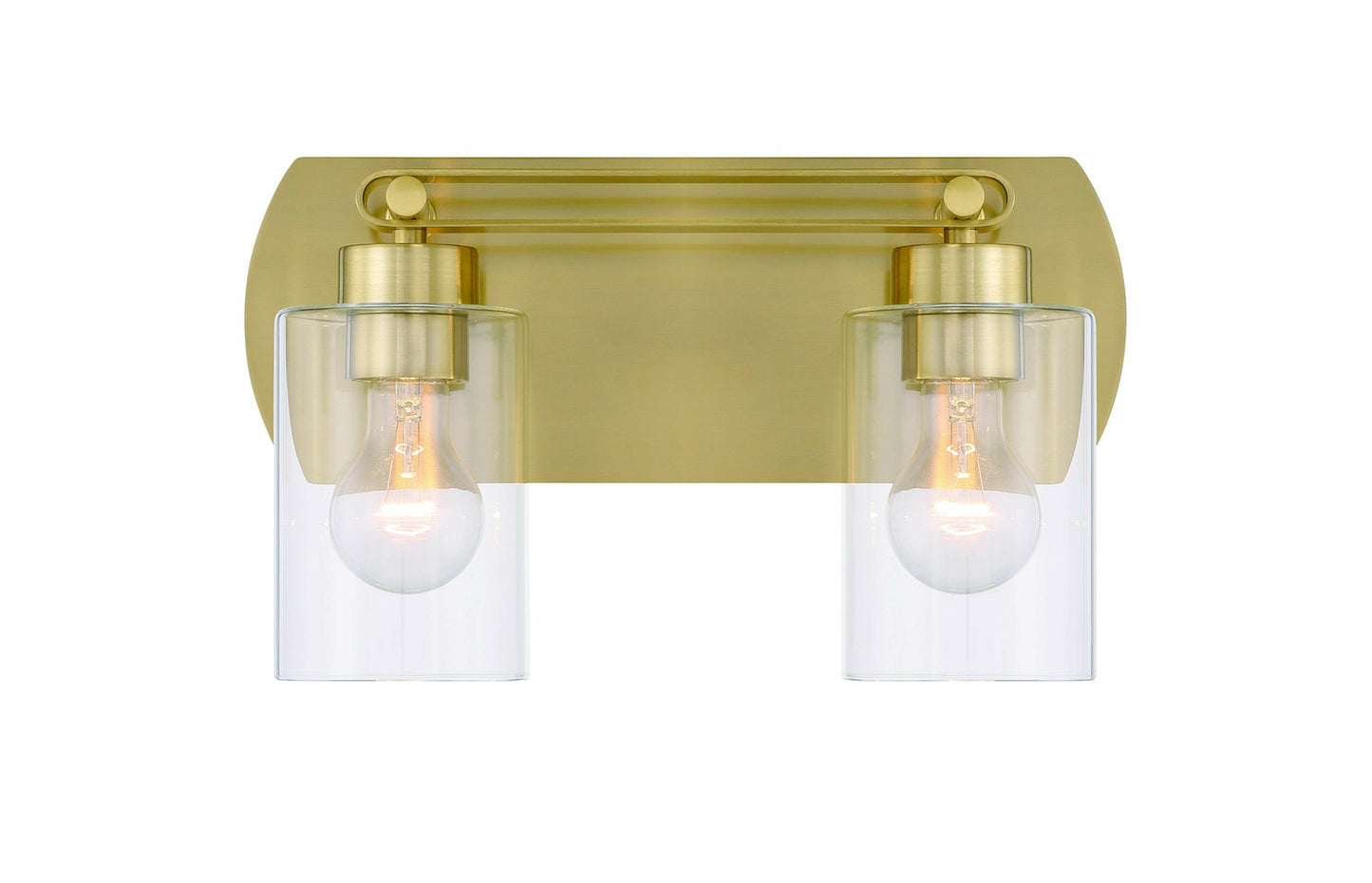 17614SB2 - Hendrix 2 Light 14" Wide Vanity Light - Satin Brass