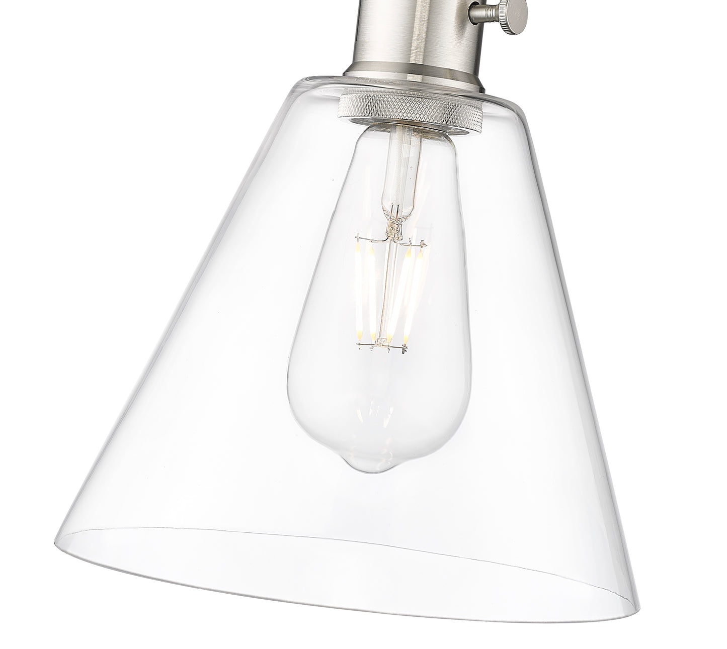 348S-BN - Gayson 1 Light Wall 8" Sconce - Brushed Nickel