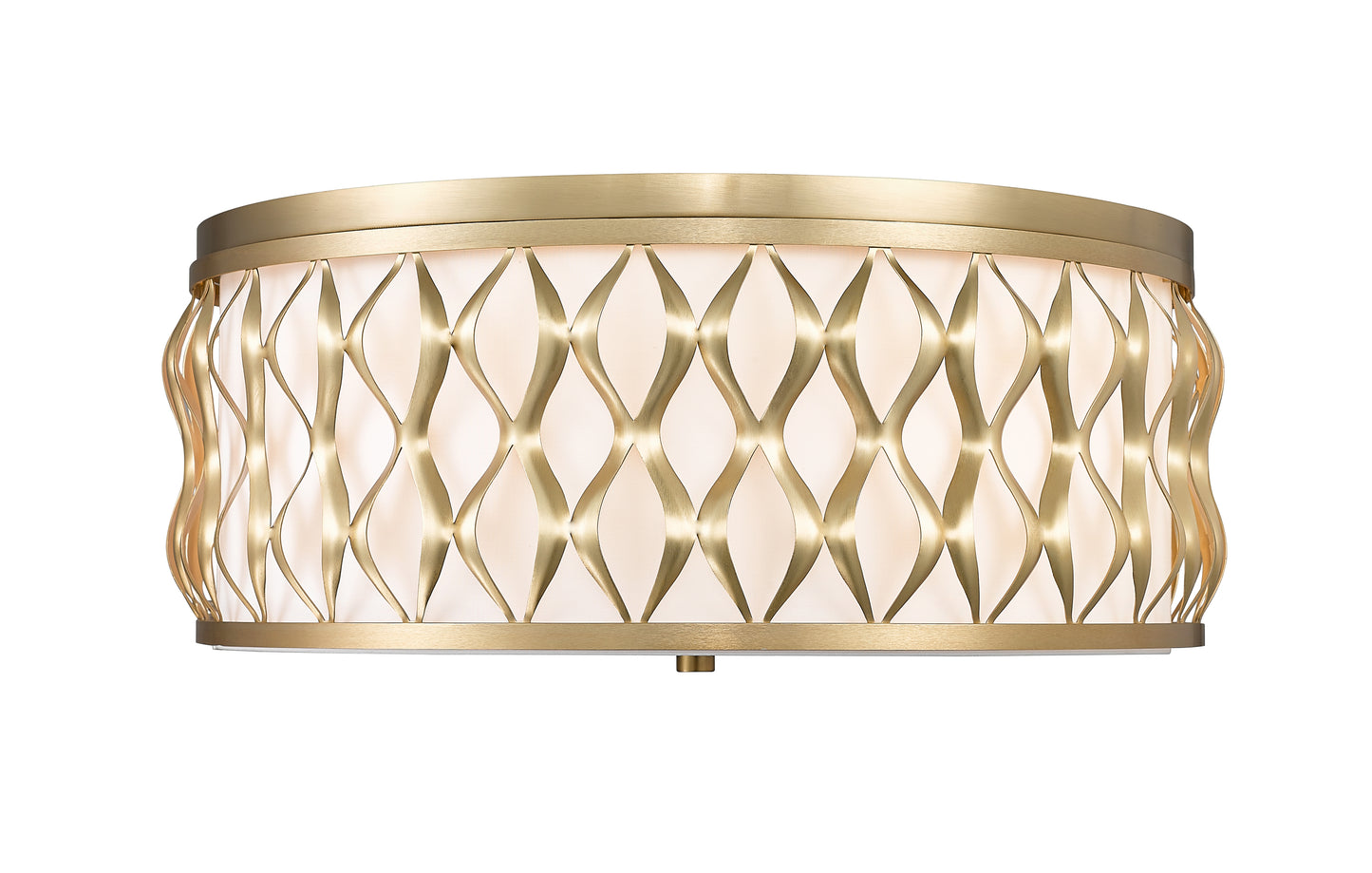 1948F20-MGLD - Harden 5 Light Flush 20" mount - Modern Gold