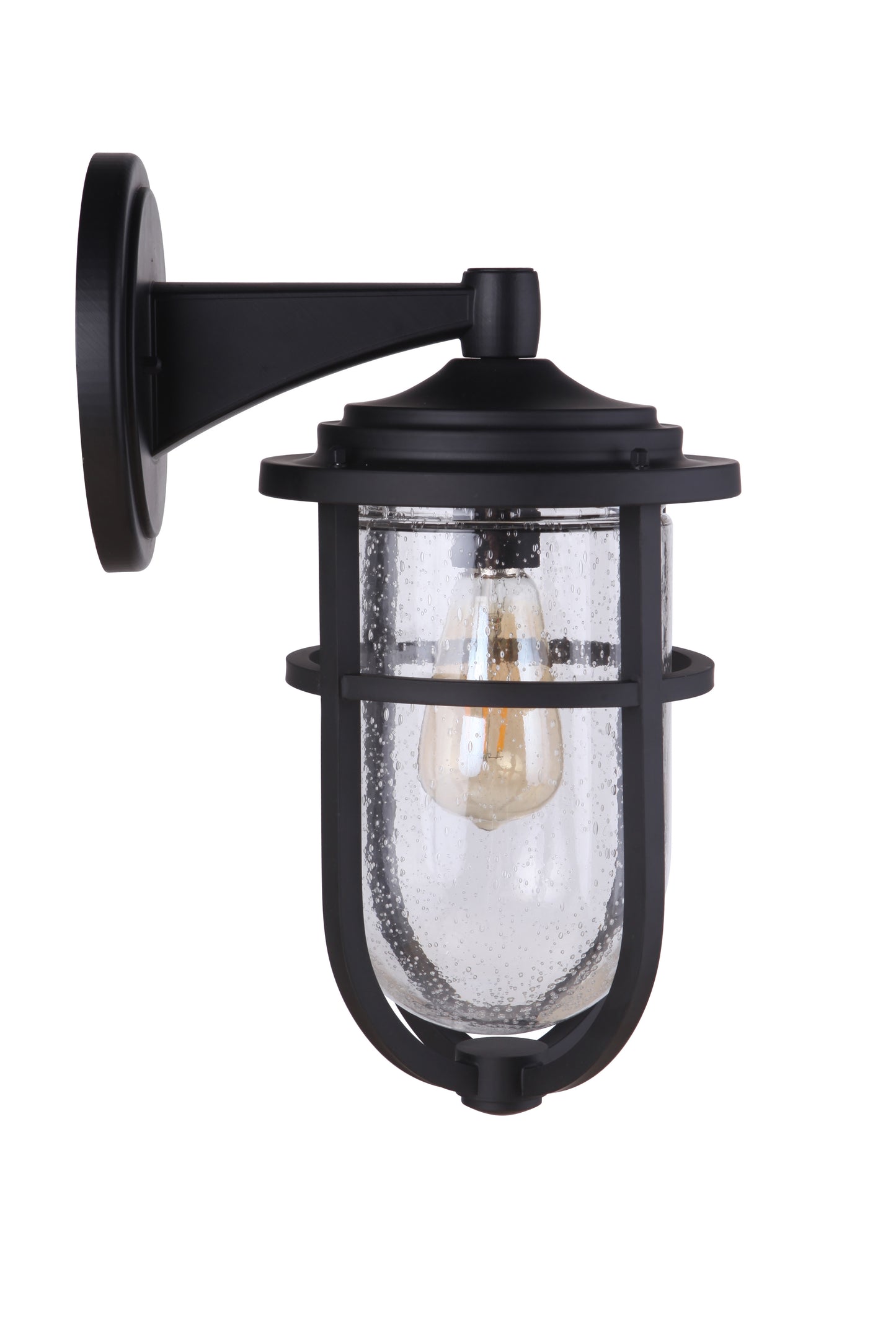 ZA4714-MN - Voyage 1 Light 16" High Outdoor Wall Lantern - Midnight